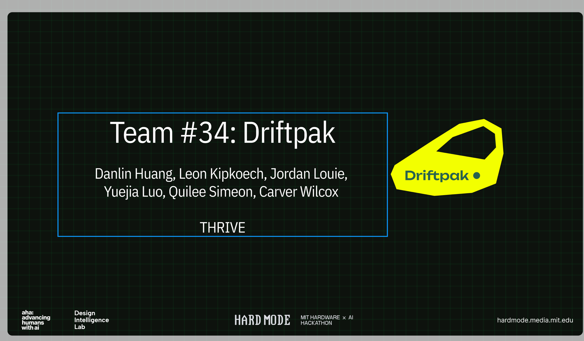 Team #34: Driftpak